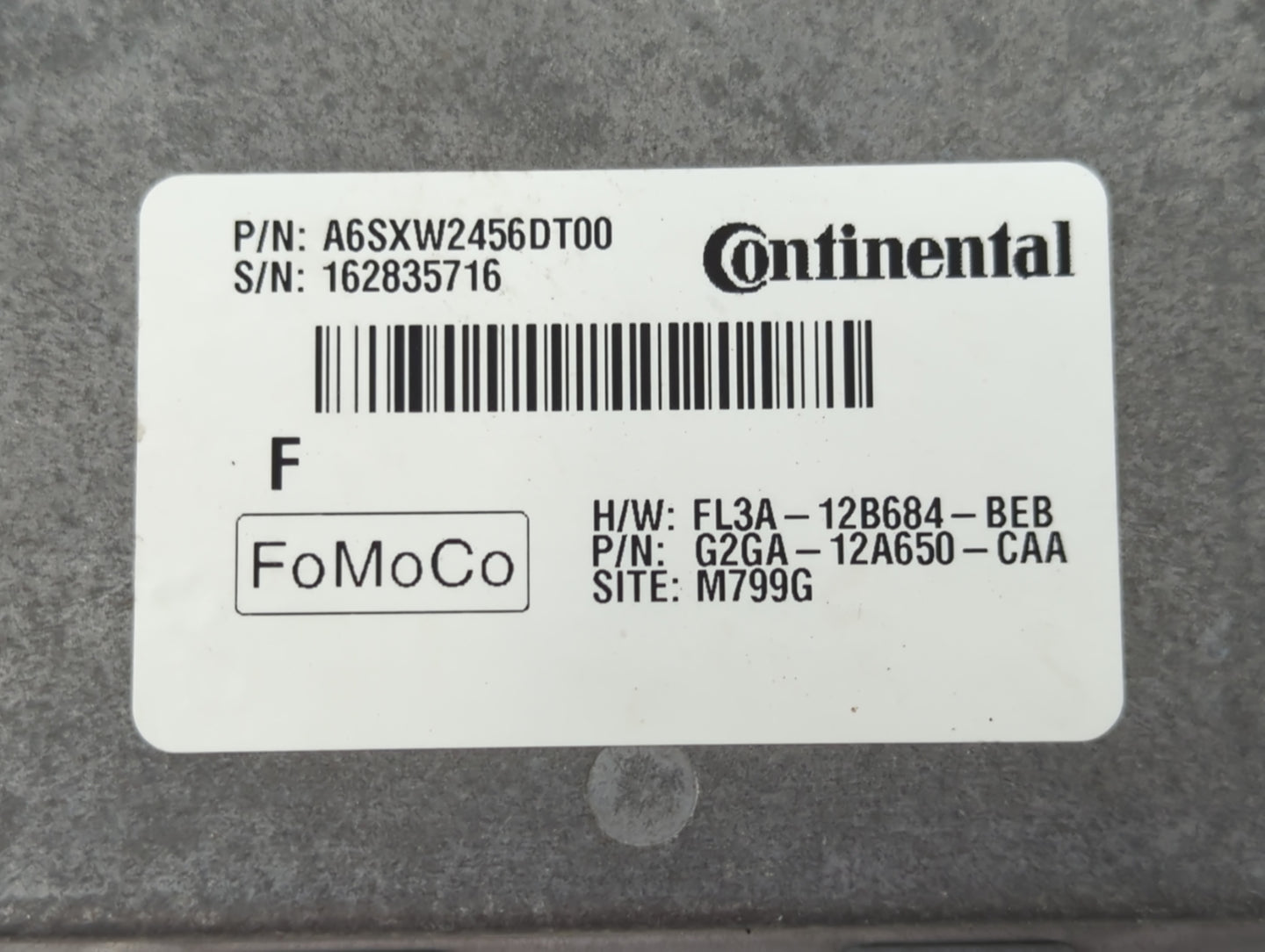 2015-2018 Ford Edge PCM Engine Control Computer ECU ECM PCU OEM P/N:A6SXW2456DT00 G2GA-12A650-CAA Fits OEM Used Auto Parts -