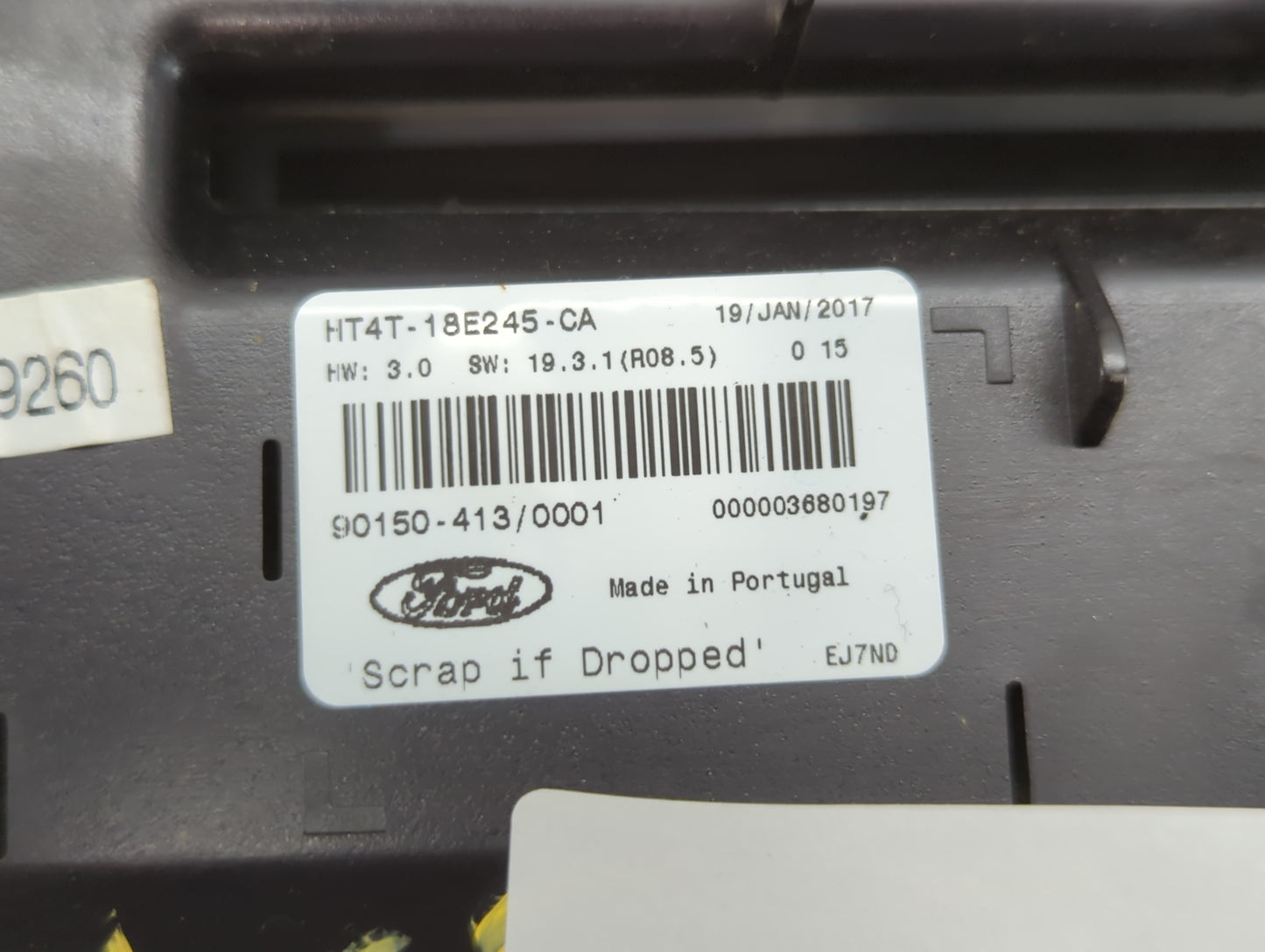 2017-2018 Ford Edge Radio AM FM Cd Player Receiver Replacement P/N:HT4T-18E245-CA Fits Fits 2017 2018 OEM Used Auto Parts - 