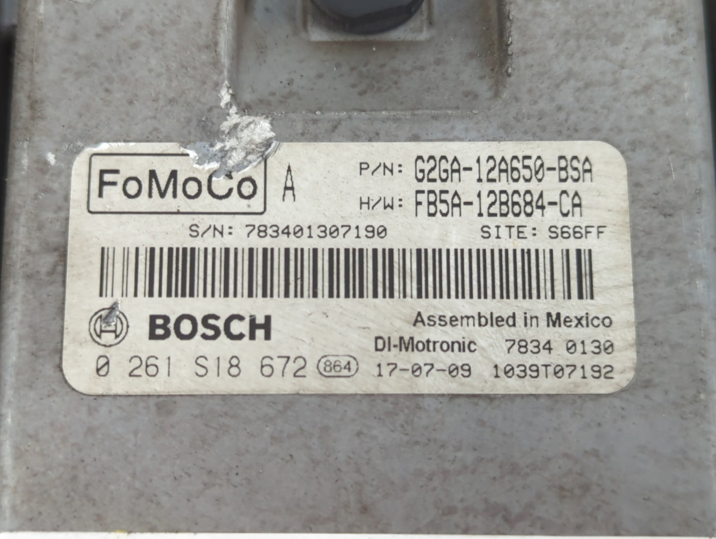 2015-2018 Ford Edge PCM Engine Control Computer ECU ECM PCU OEM P/N:G2GA-12A650-BSA Fits Fits 2015 2016 2017 2018 2019 OEM U