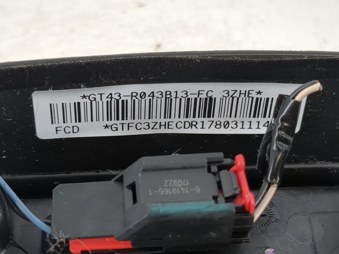 2015-2019 Ford Edge Air Bag Driver Left Steering Wheel Mounted P/N:3ZHE GT43-R043B13-FC Fits Fits 2015 2016 2017 2018 2019 O