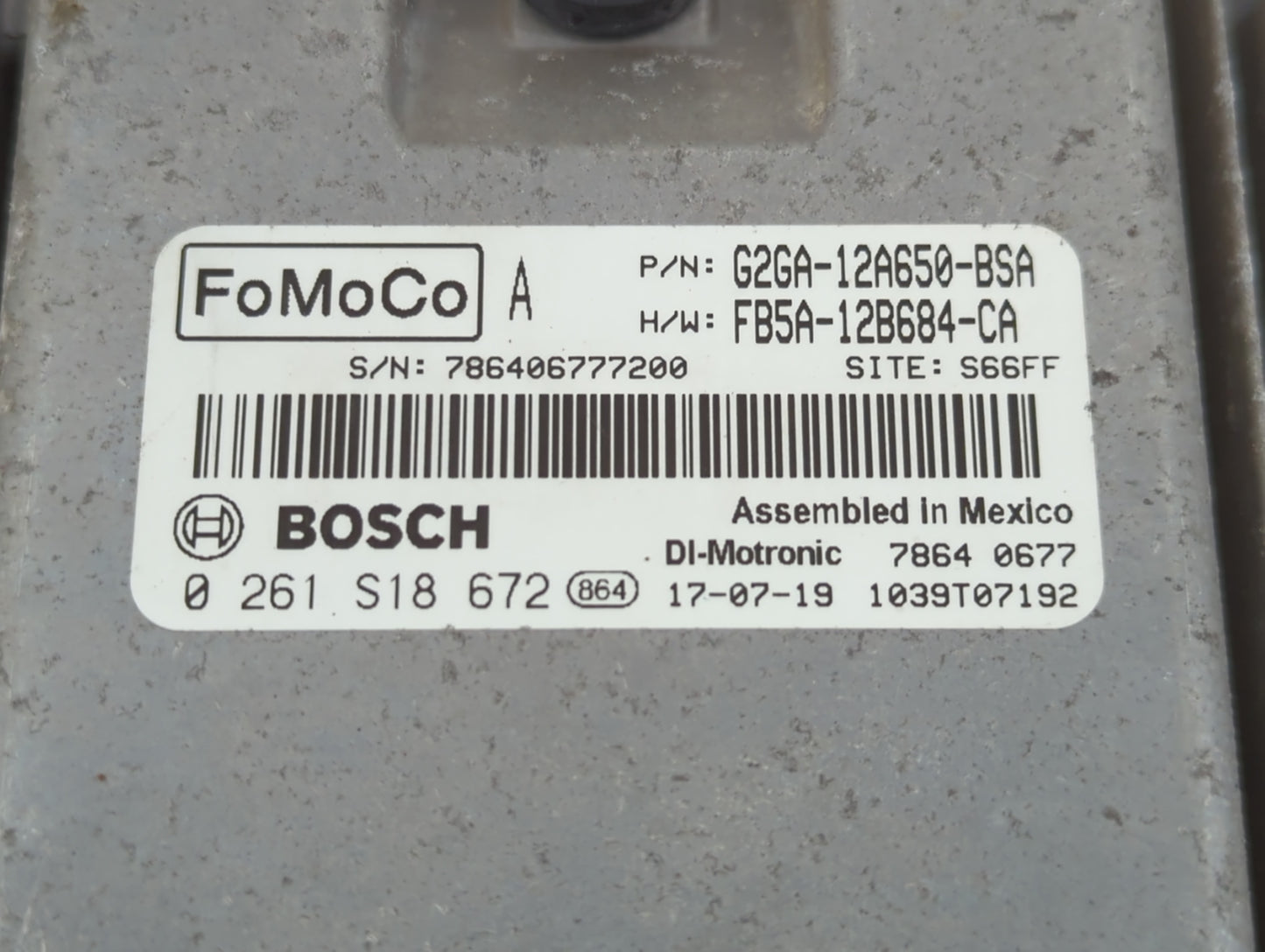 2015-2018 Ford Edge PCM Engine Control Computer ECU ECM PCU OEM Fits Fits 2015 2016 2017 2018 2019 OEM Used Auto Parts - Oem