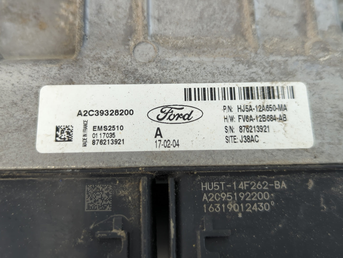 2017-2019 Ford Escape PCM Engine Control Computer ECU ECM PCU OEM P/N:HU5T-14F262-BA FV6A-12B684-AB Fits Fits 2017 2018 2019