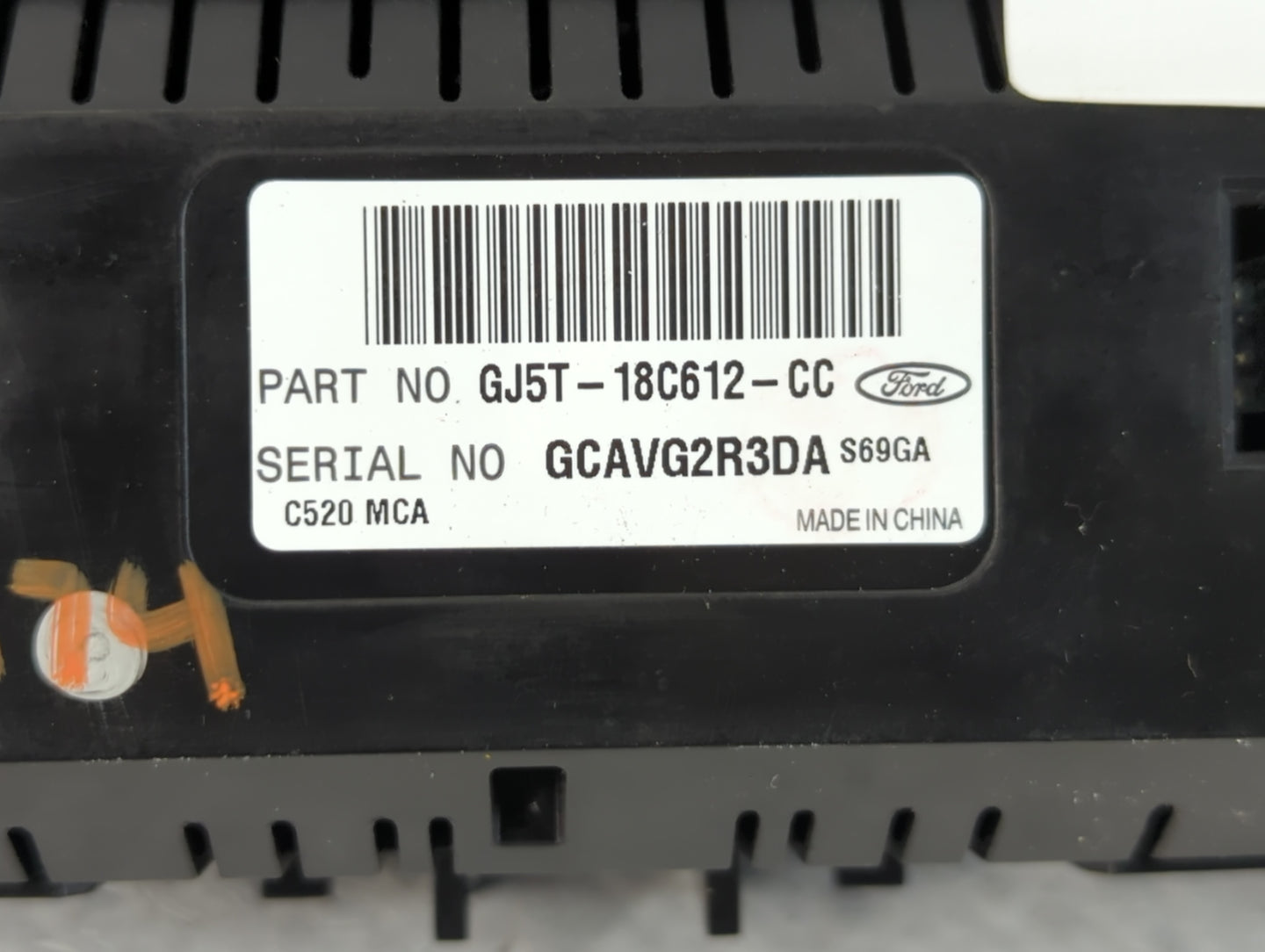 2017 Ford Escape Climate Control Module Temperature AC/Heater Replacement P/N:GJ5T-18C612-CC Fits OEM Used Auto Parts - Oemu