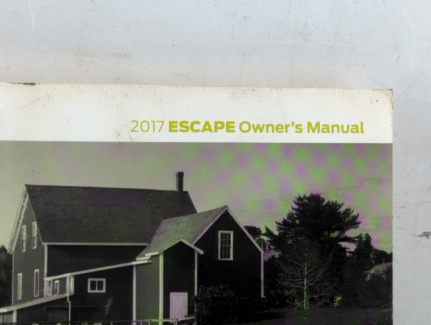 2017 Ford Escape Owners Manual Book Guide P/N:HJ5J 19A321 AB OEM Used Auto Parts - Oemusedautoparts1.com