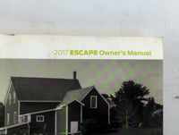 2017 Ford Escape Owners Manual Book Guide P/N:HJ5J 19A321 AB OEM Used Auto Parts - Oemusedautoparts1.com