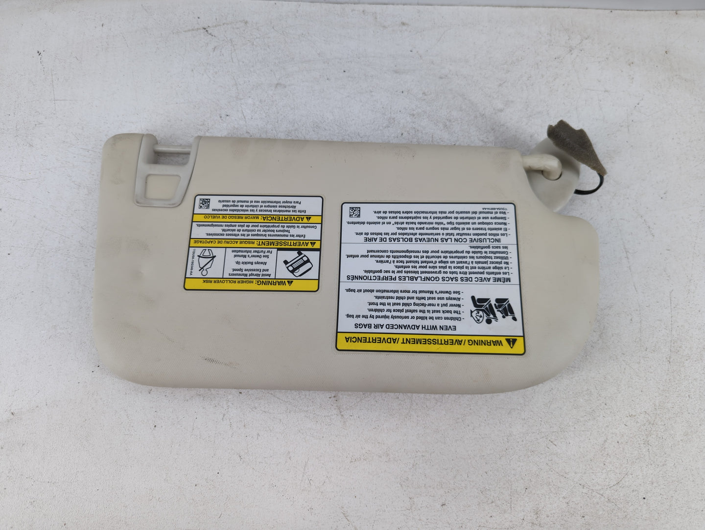 2013-2019 Ford Escape Sun Visor Shade Replacement Driver Left Mirror Fits Fits 2013 2014 2015 2016 2017 2018 2019 OEM Used A