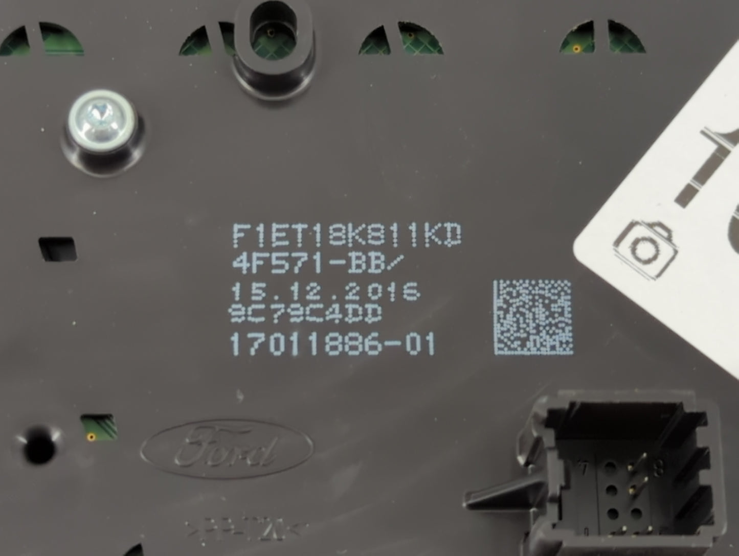 2017-2019 Ford Escape Radio AM FM Cd Player Receiver Replacement P/N:F1ET 18K811 KD Fits Fits 2015 2016 2017 2018 2019 OEM U