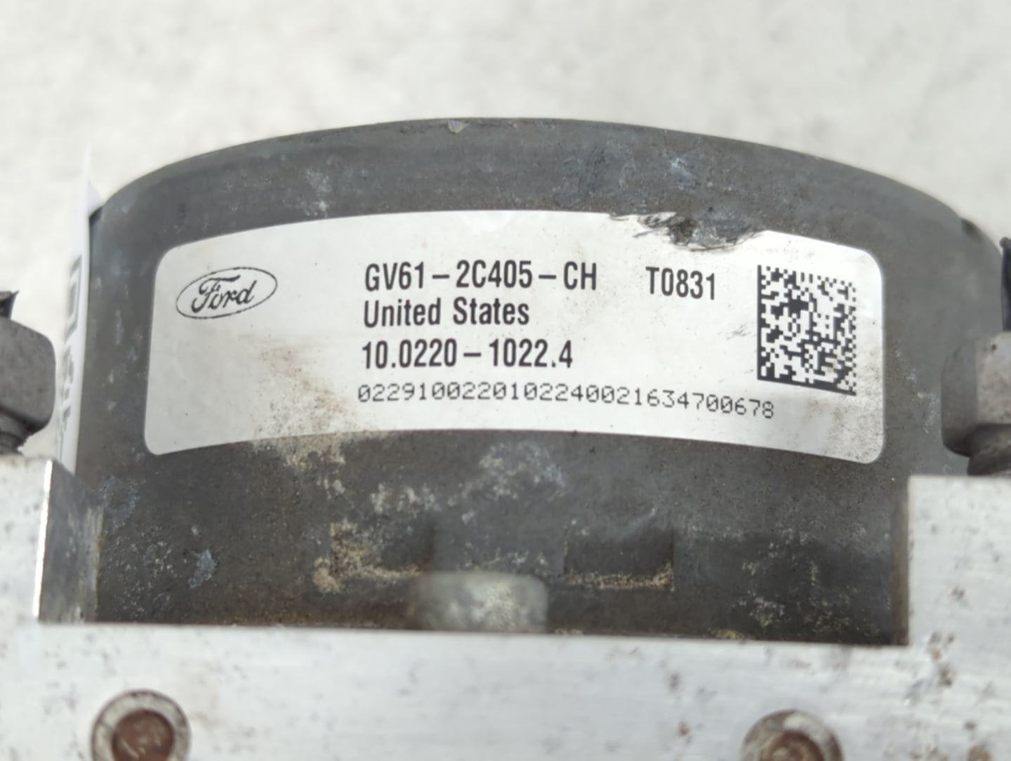 2017-2019 Ford Escape ABS Pump Control Module Replacement P/N:GV61-2C405-CH Fits Fits 2017 2018 2019 OEM Used Auto Parts - O