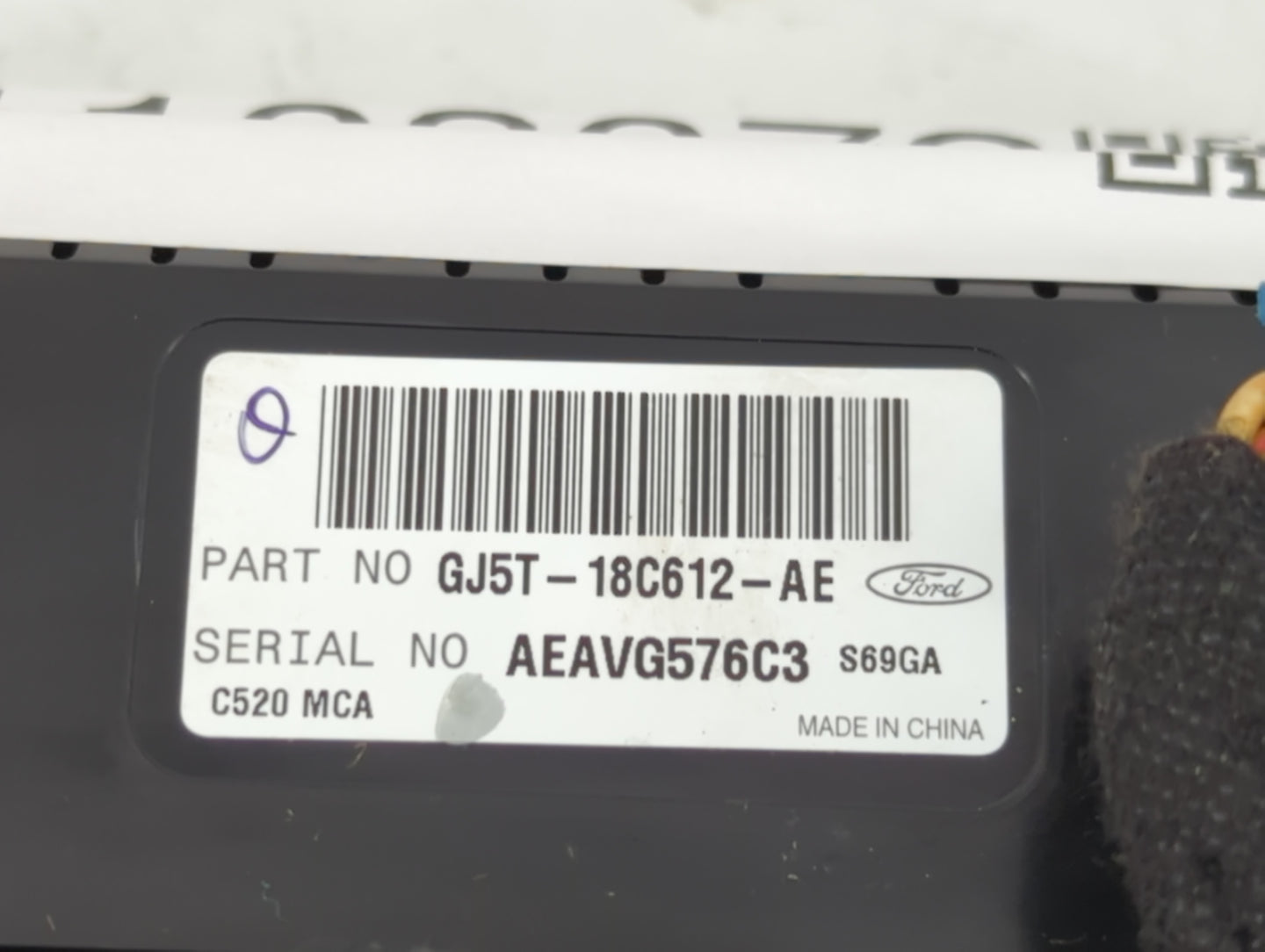 2017 Ford Escape Climate Control Module Temperature AC/Heater Replacement P/N:GJ5T-18C612-EA Fits OEM Used Auto Parts - Oemu