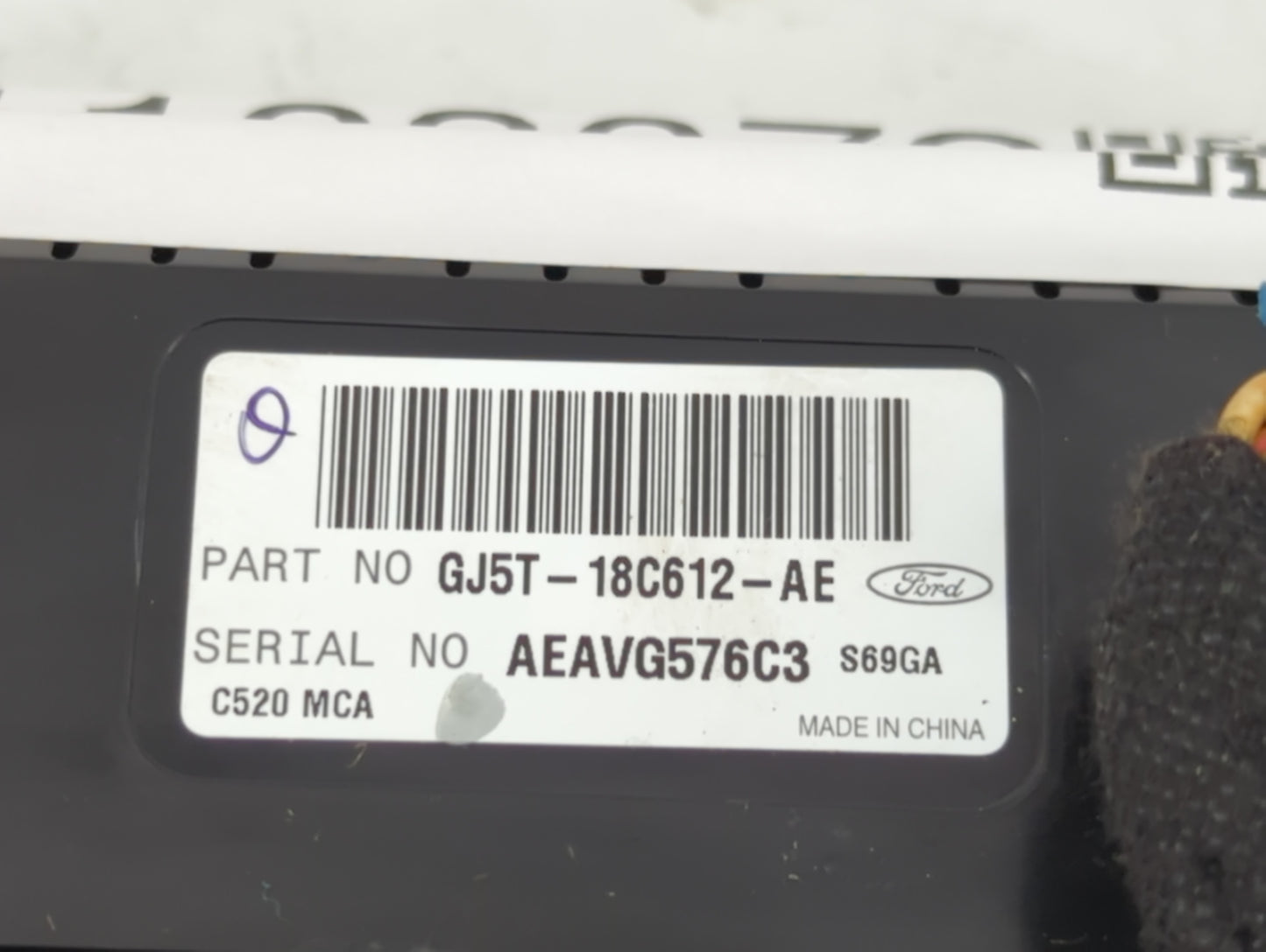 2017 Ford Escape Climate Control Module Temperature AC/Heater Replacement P/N:GJ5T-18C612-EA Fits OEM Used Auto Parts - Oemu