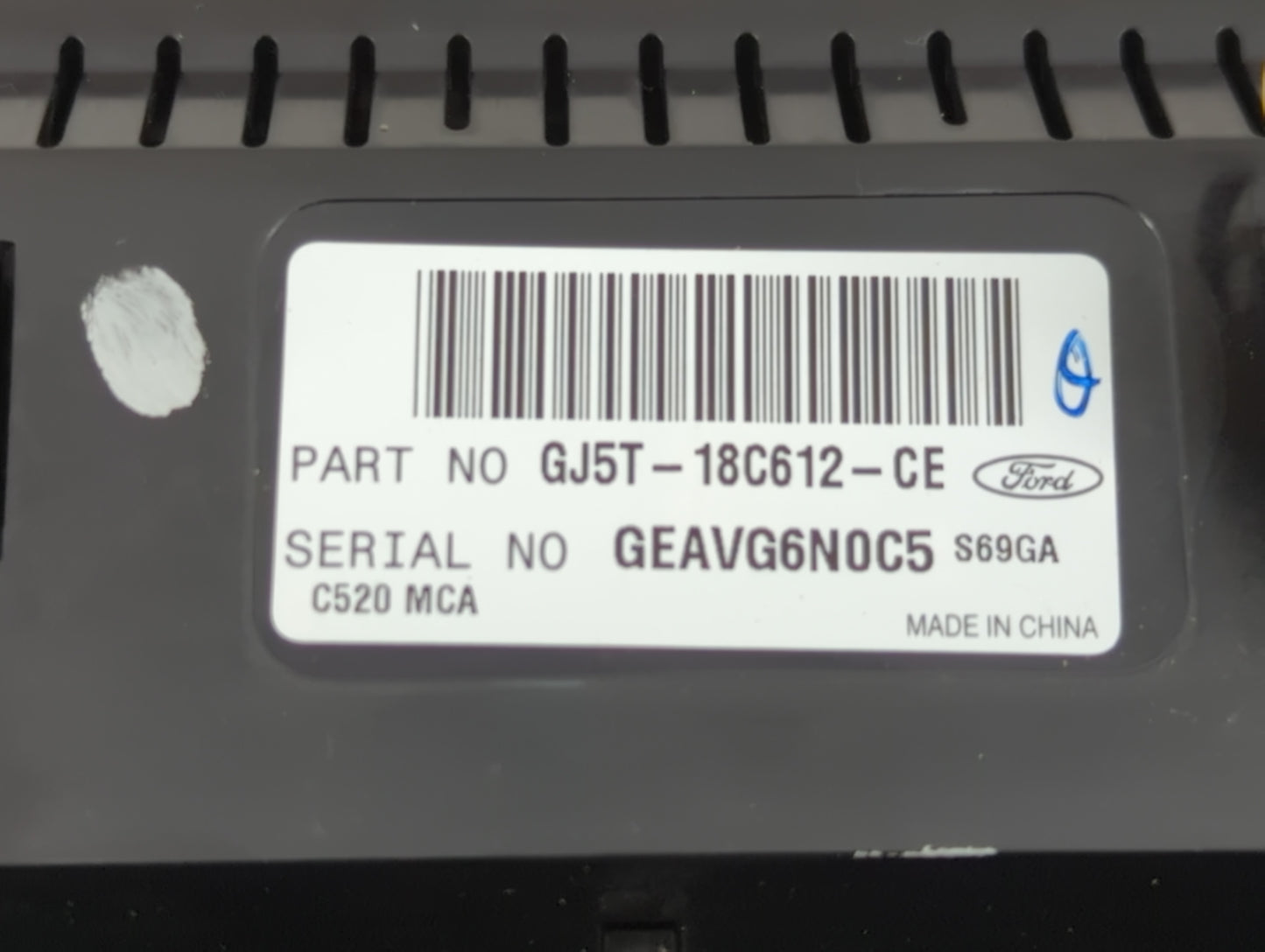 2017 Ford Escape Climate Control Module Temperature AC/Heater Replacement P/N:GJ5T-18C612-CE Fits OEM Used Auto Parts - Oemu