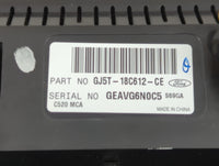 2017 Ford Escape Climate Control Module Temperature AC/Heater Replacement P/N:GJ5T-18C612-CE Fits OEM Used Auto Parts - Oemu