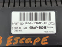 2017 Ford Escape Climate Control Module Temperature AC/Heater Replacement P/N:GJ5T-18C612-CH Fits OEM Used Auto Parts - Oemu