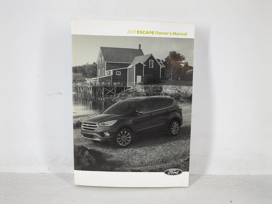 2017 Ford Escape Owners Manual Book Guide P/N:HJ5J 19A321 AB OEM Used Auto Parts - Oemusedautoparts1.com
