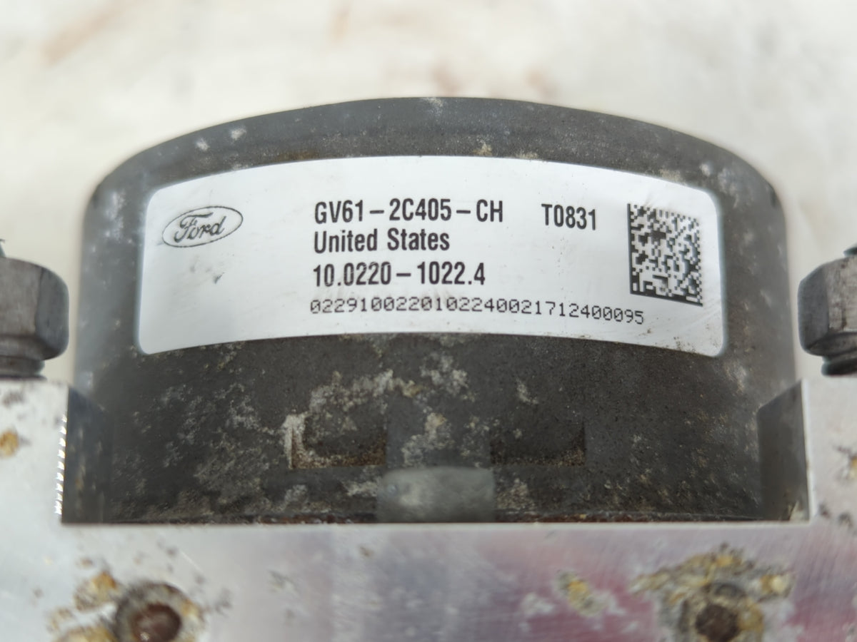 2017-2019 Ford Escape Anti-Lock Brake ABS Pump Module Actuator OEM P/N:GV61-2C405-CH Fits Fits 2017 2018 2019 OEM Used Auto 