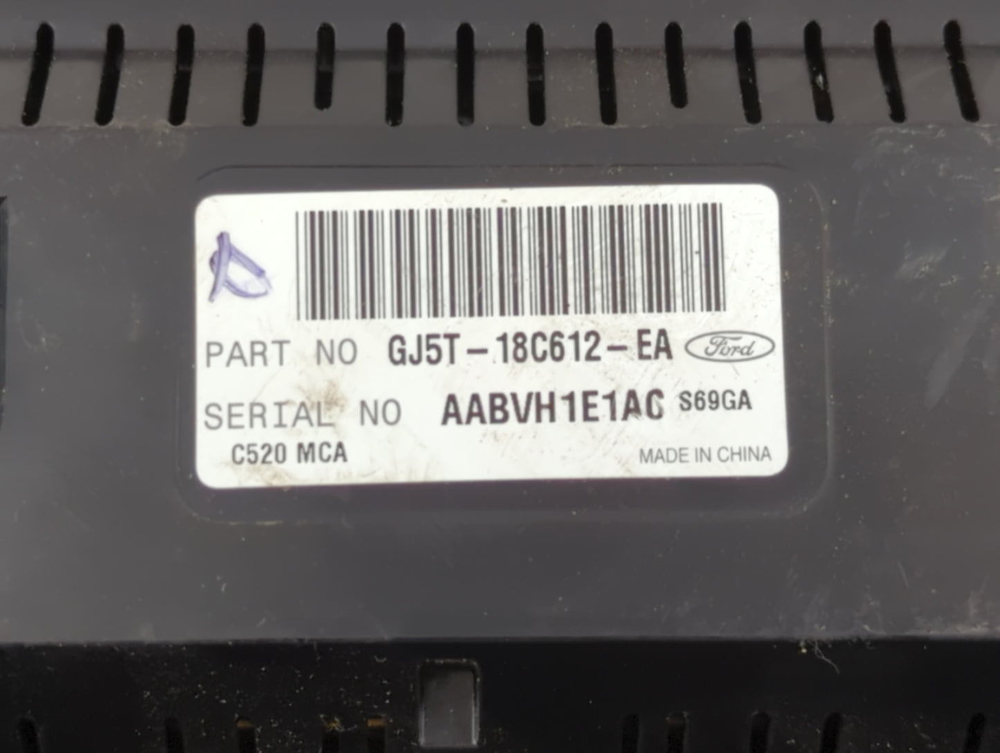 2017 Ford Escape Climate Control Module Temperature AC/Heater Replacement P/N:GJ5T-18C612-EA Fits OEM Used Auto Parts - Oemu
