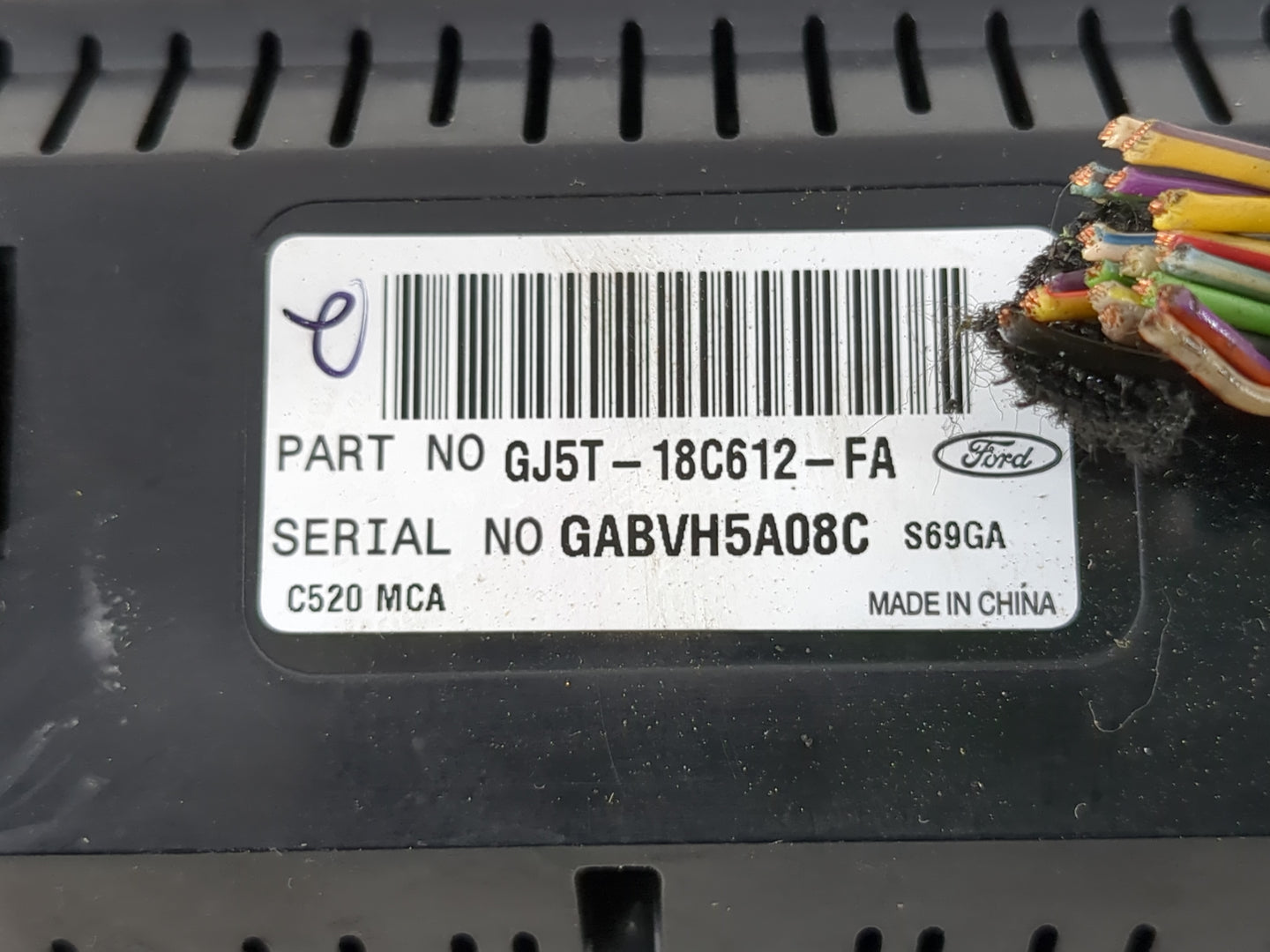 2017 Ford Escape Climate Control Module Temperature AC/Heater Replacement P/N:GJ5T-18C612-FA Fits OEM Used Auto Parts - Oemu