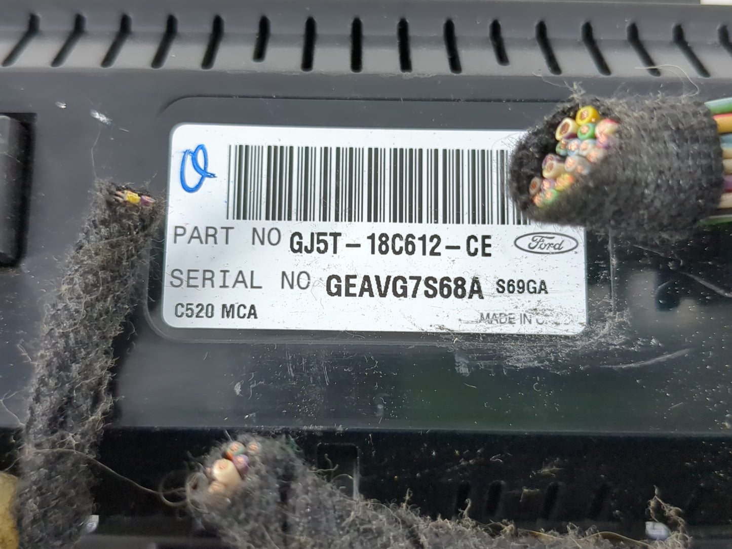 2017 Ford Escape Climate Control Module Temperature AC/Heater Replacement P/N:GJ5T-18C612-CE Fits OEM Used Auto Parts - Oemu