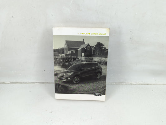 2017 Ford Escape Owners Manual Book Guide P/N:HJ5J 19A321 AB OEM Used Auto Parts - Oemusedautoparts1.com