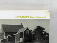 2017 Ford Escape Owners Manual Book Guide P/N:HJ5J 19A321 AB OEM Used Auto Parts - Oemusedautoparts1.com
