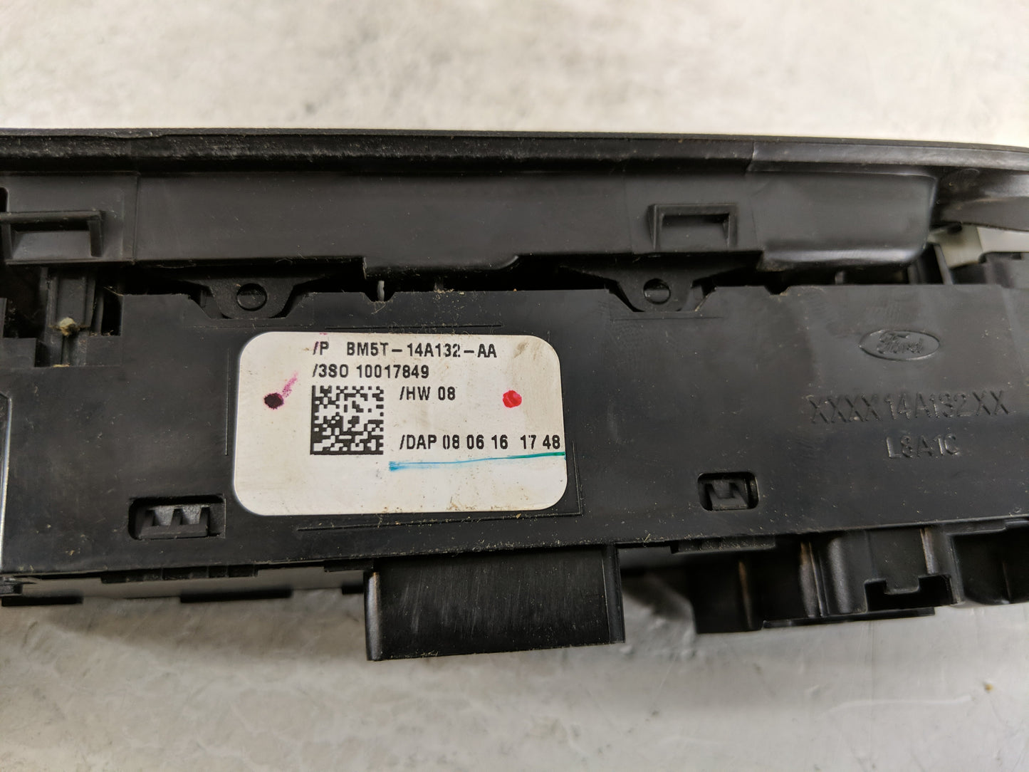 2013-2019 Ford Escape Master Power Window Switch Replacement Driver Side Left P/N:BM5T-14A132-AA BM5T-14A132-AB Fits OEM Use