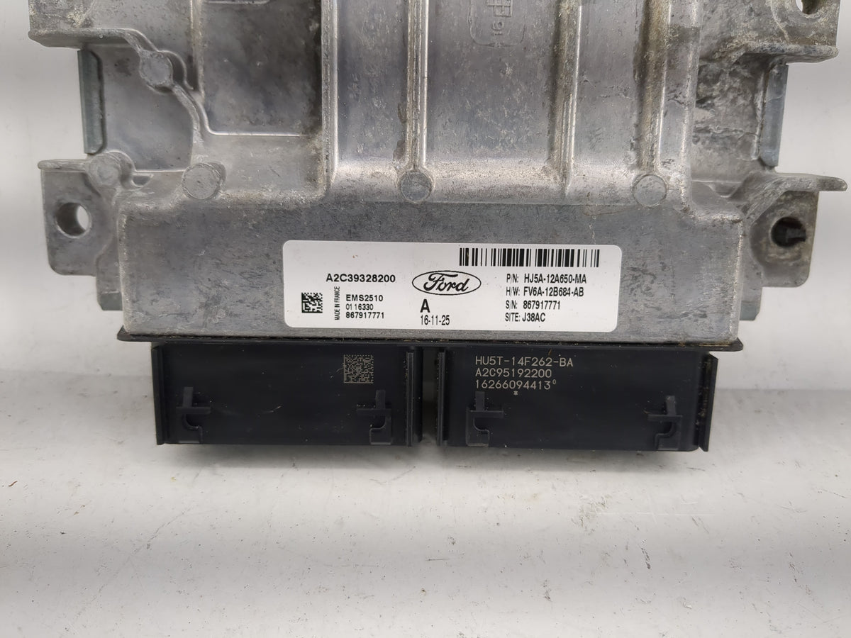 2017-2019 Ford Escape PCM Engine Control Computer ECU ECM PCU OEM P/N:HJ5A-12A650-MA Fits 2017 2018 2019 OEM Used Auto Parts