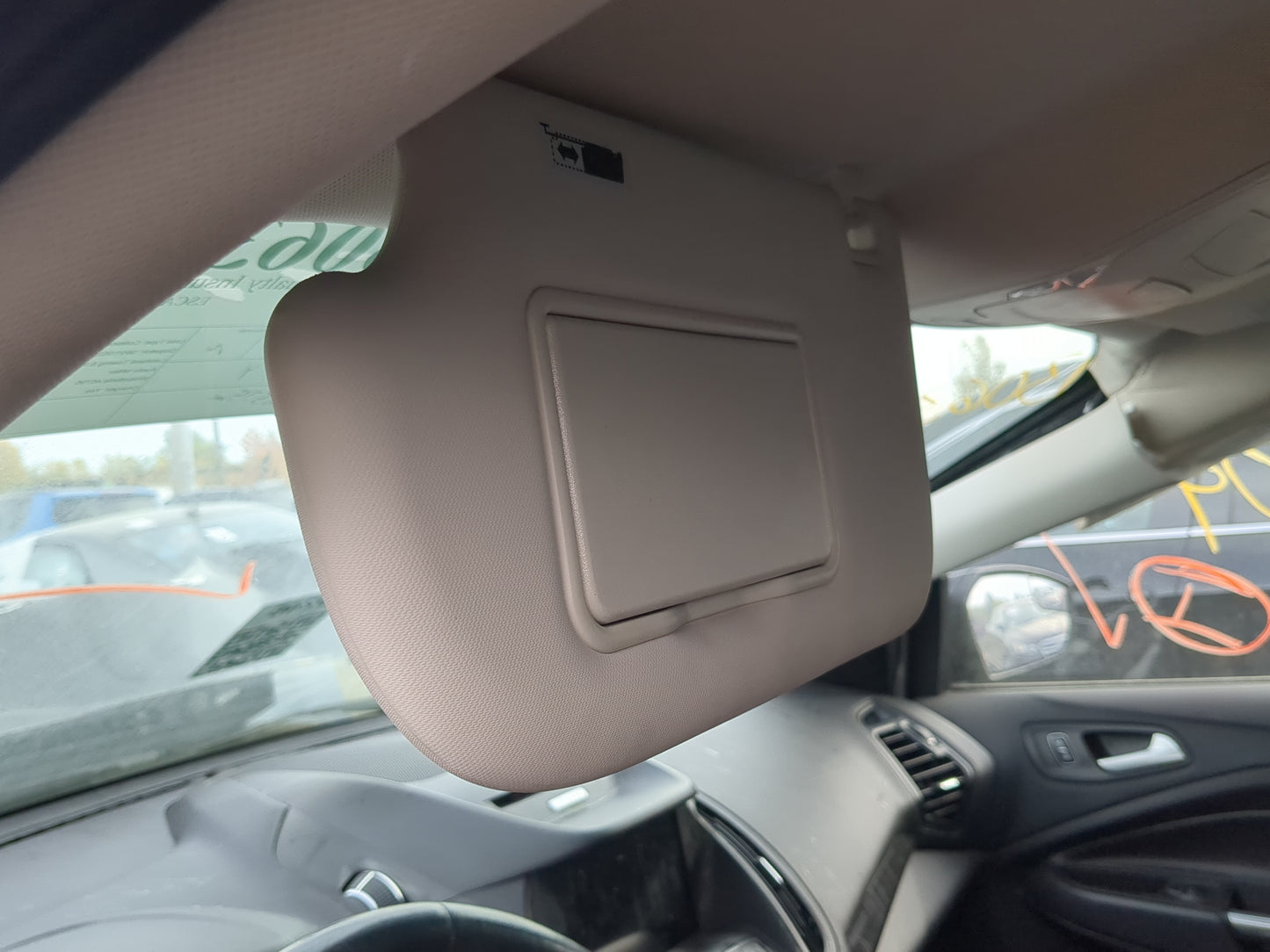 2013-2019 Ford Escape Sun Visor Shade Replacement Driver Left Mirror Fits Fits 2013 2014 2015 2016 2017 2018 2019 OEM Used A
