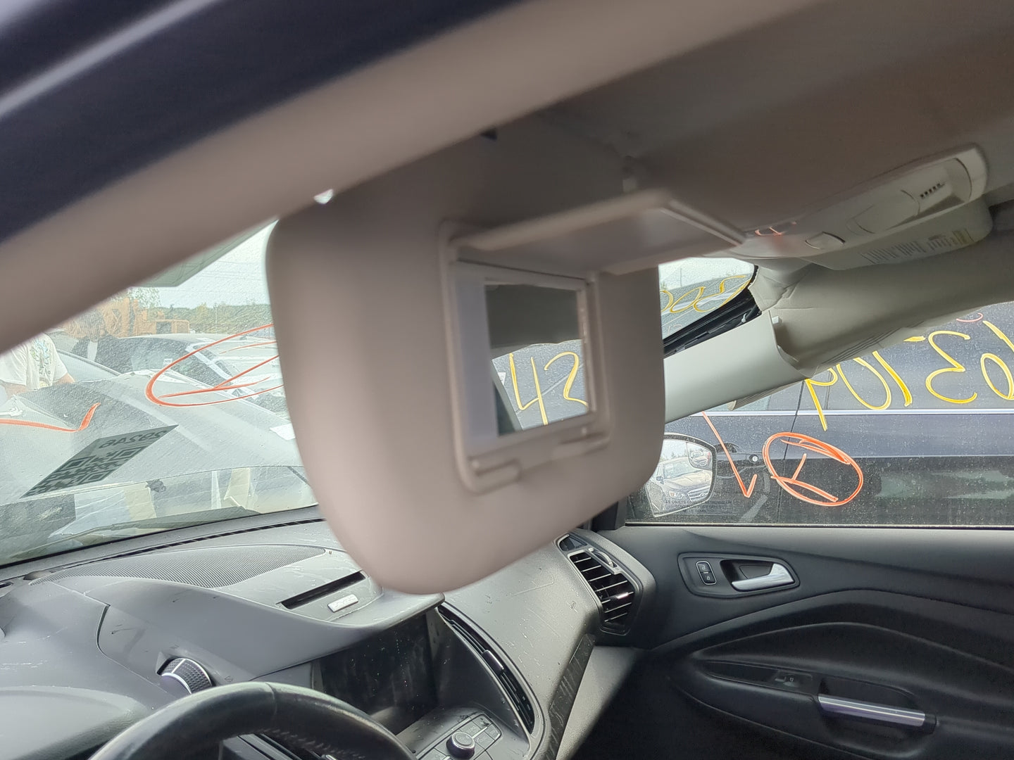 2013-2019 Ford Escape Sun Visor Shade Replacement Driver Left Mirror Fits Fits 2013 2014 2015 2016 2017 2018 2019 OEM Used A