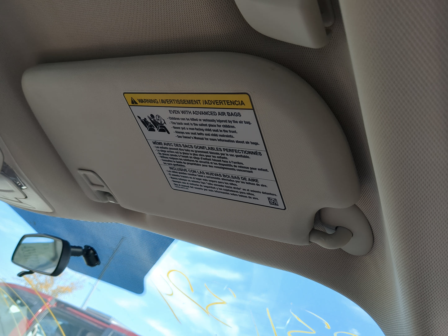 2013-2019 Ford Escape Sun Visor Shade Replacement Passenger Right Mirror Fits Fits 2013 2014 2015 2016 2017 2018 2019 OEM Us