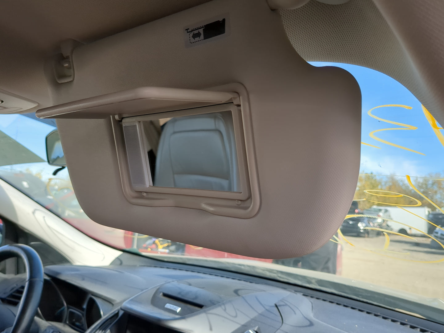 2013-2019 Ford Escape Sun Visor Shade Replacement Passenger Right Mirror Fits Fits 2013 2014 2015 2016 2017 2018 2019 OEM Us