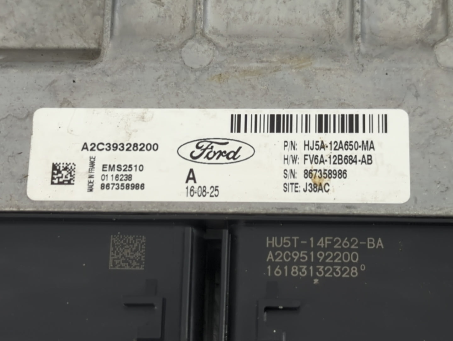2017-2019 Ford Escape PCM Engine Control Computer ECU ECM PCU OEM P/N:HJ5A-12A650-MA Fits Fits 2017 2018 2019 OEM Used Auto 