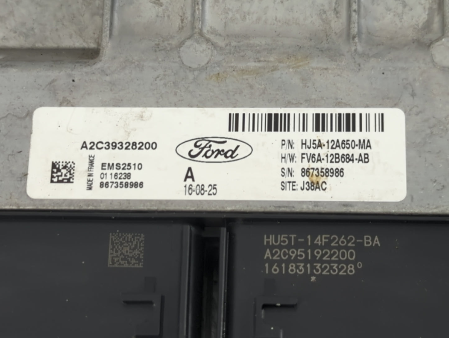 2017-2019 Ford Escape PCM Engine Control Computer ECU ECM PCU OEM P/N:HJ5A-12A650-MA Fits Fits 2017 2018 2019 OEM Used Auto 