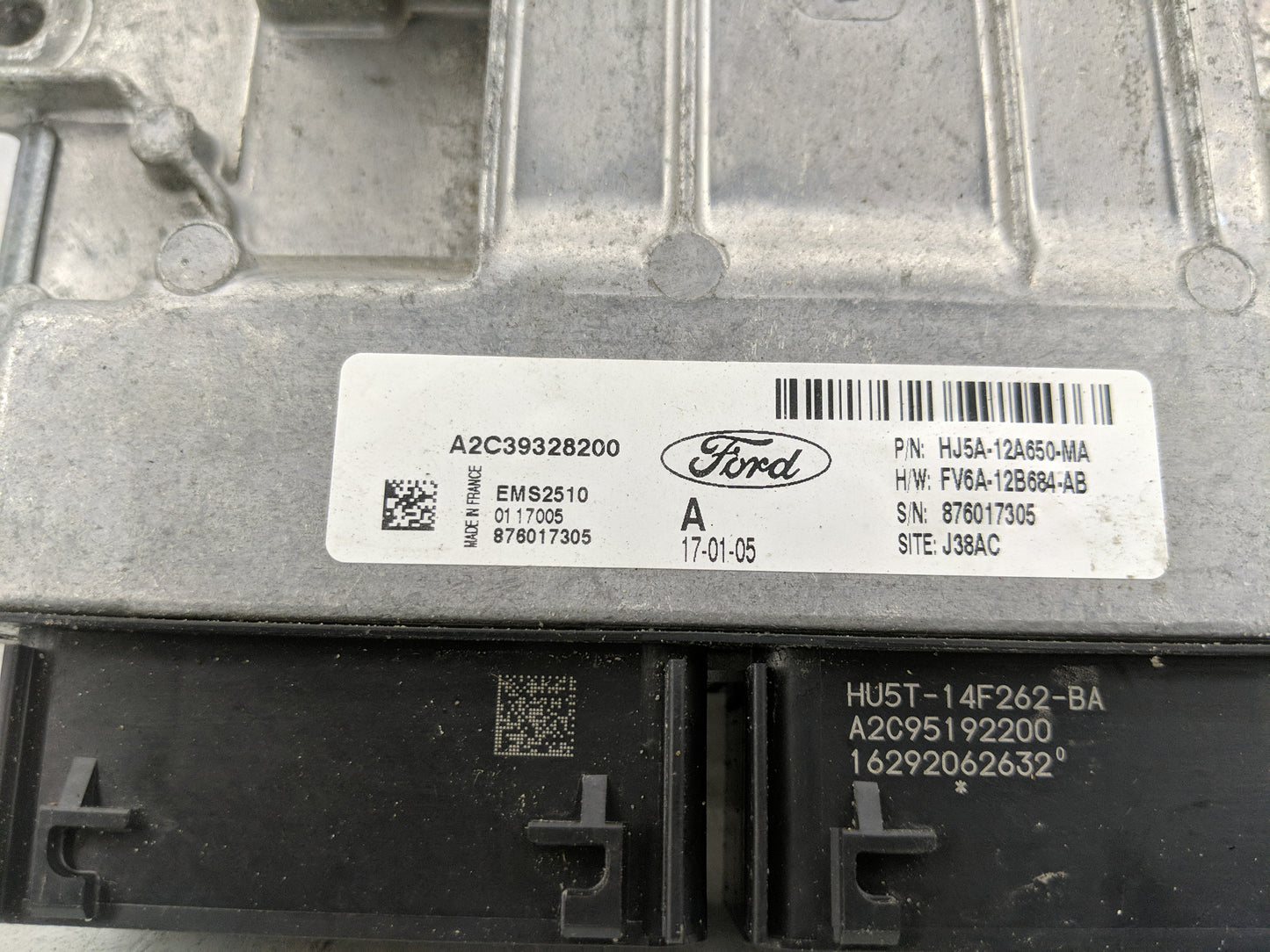 2017-2019 Ford Escape PCM Engine Control Computer ECU ECM PCU OEM P/N:HJ5A-12A650-MA Fits Fits 2017 2018 2019 OEM Used Auto 