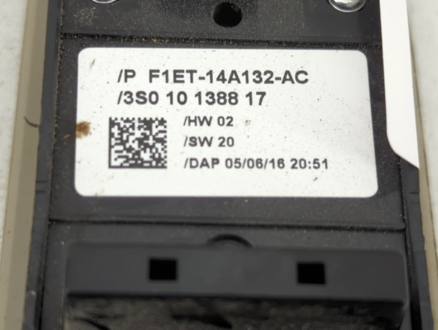 2017-2019 Ford Escape Master Power Window Switch Replacement Driver Side Left P/N:F1ET-14A132-AC Fits OEM Used Auto Parts - 