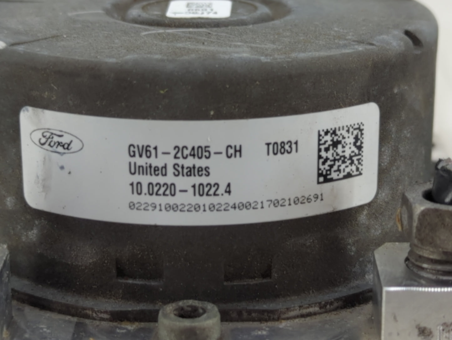 2017-2019 Ford Escape ABS Pump Control Module Replacement P/N:GV61-2C405-CH Fits Fits 2017 2018 2019 OEM Used Auto Parts - O