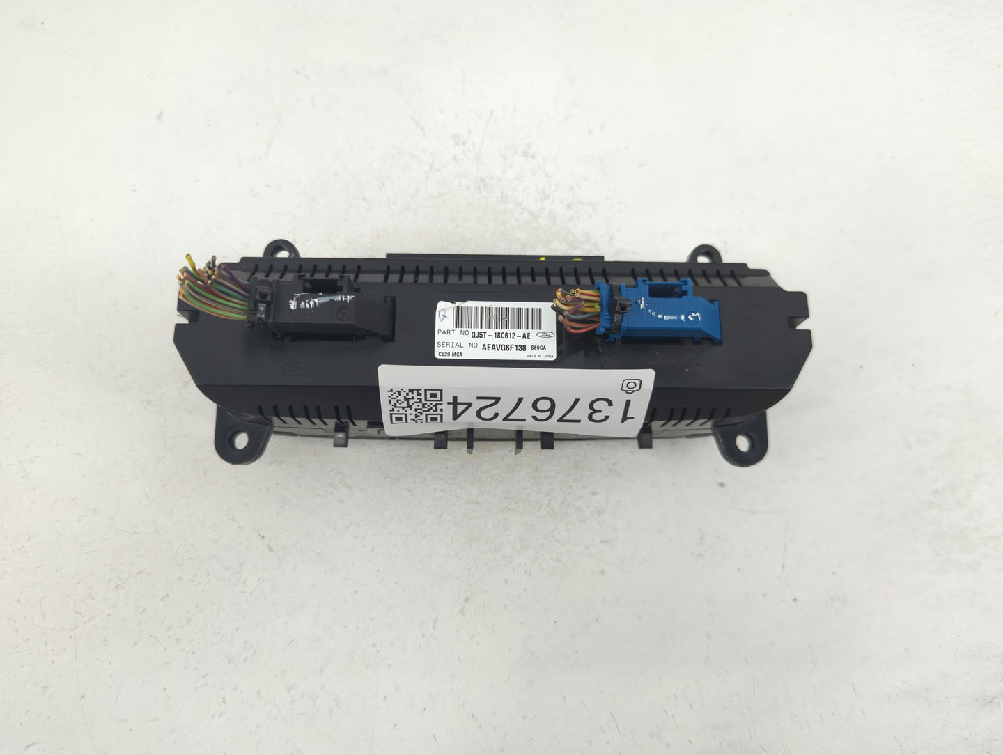 2017 Ford Escape Climate Control Module Temperature AC/Heater Replacement P/N:GJ5T-18C612-AE Fits OEM Used Auto Parts - Oemu