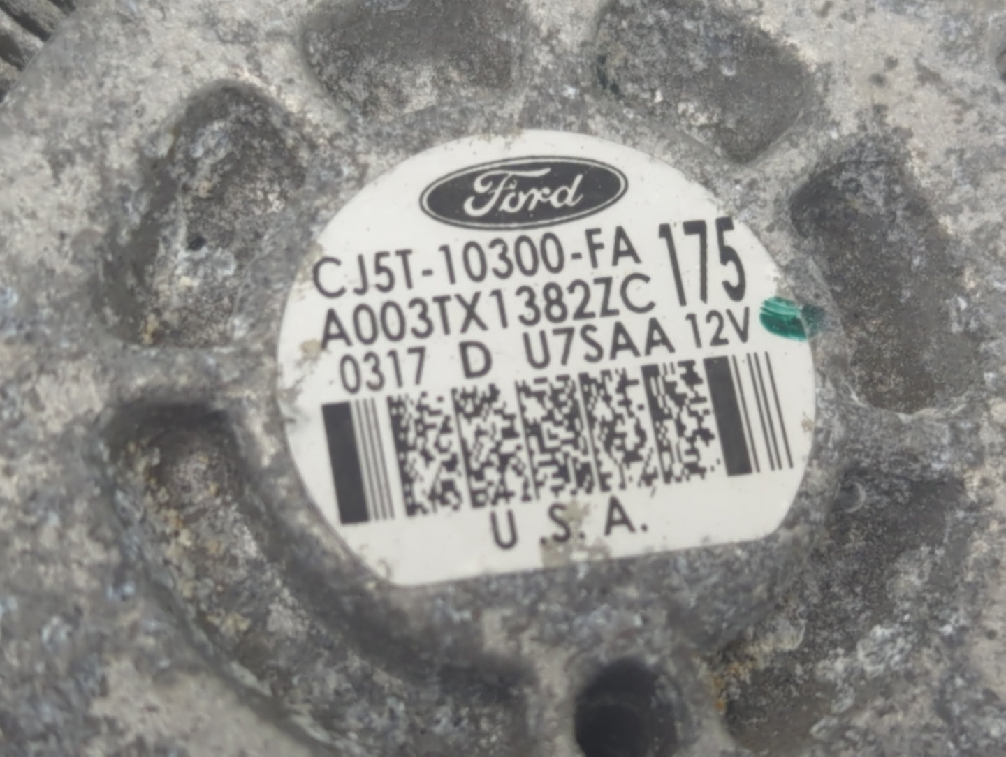 2013-2019 Ford Escape Alternator Replacement Generator Charging Assembly Engine OEM P/N:A003TX1382ZC CJ5T-10300-FA Fits OEM 