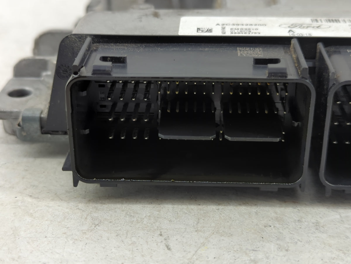 2017-2019 Ford Escape PCM Engine Control Computer ECU ECM PCU OEM P/N:HU5T-14F262-BA HJ5A-12A650-MA Fits 2017 2018 2019 OEM 