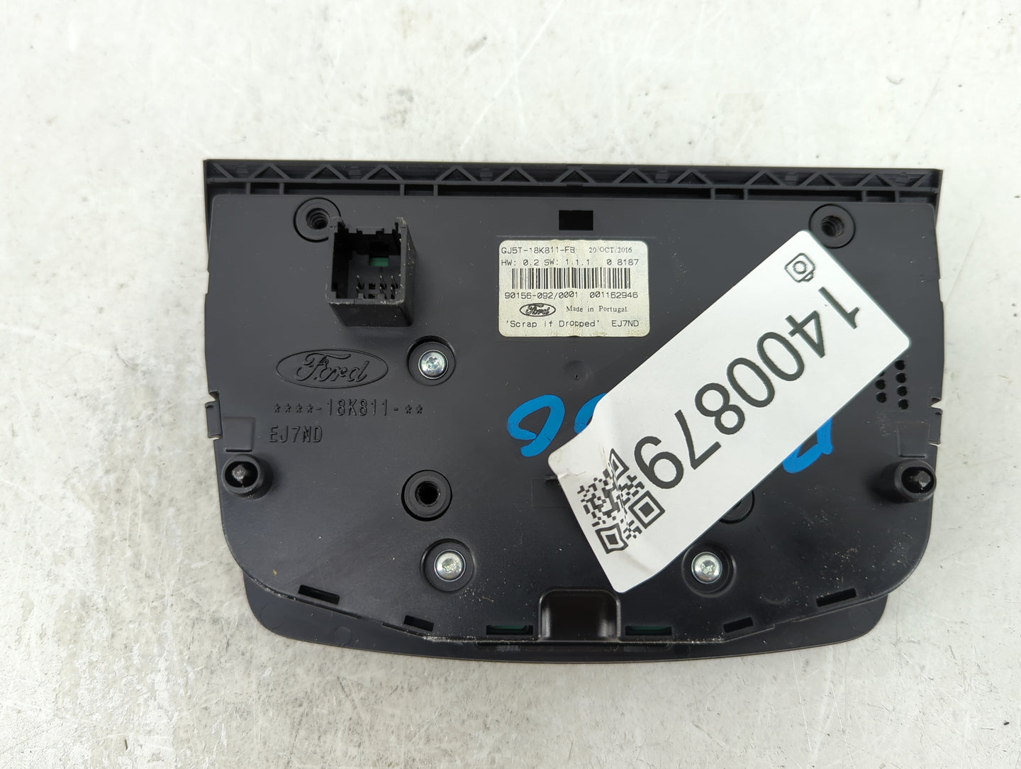2017-2019 Ford Escape Radio Control Panel - Oemusedautoparts1.com
