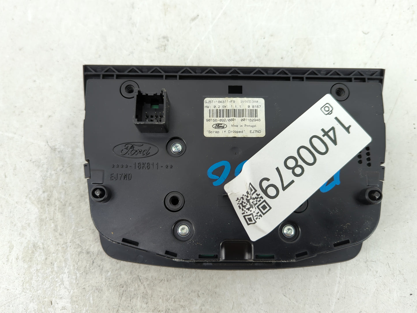 2017-2019 Ford Escape Radio Control Panel - Oemusedautoparts1.com