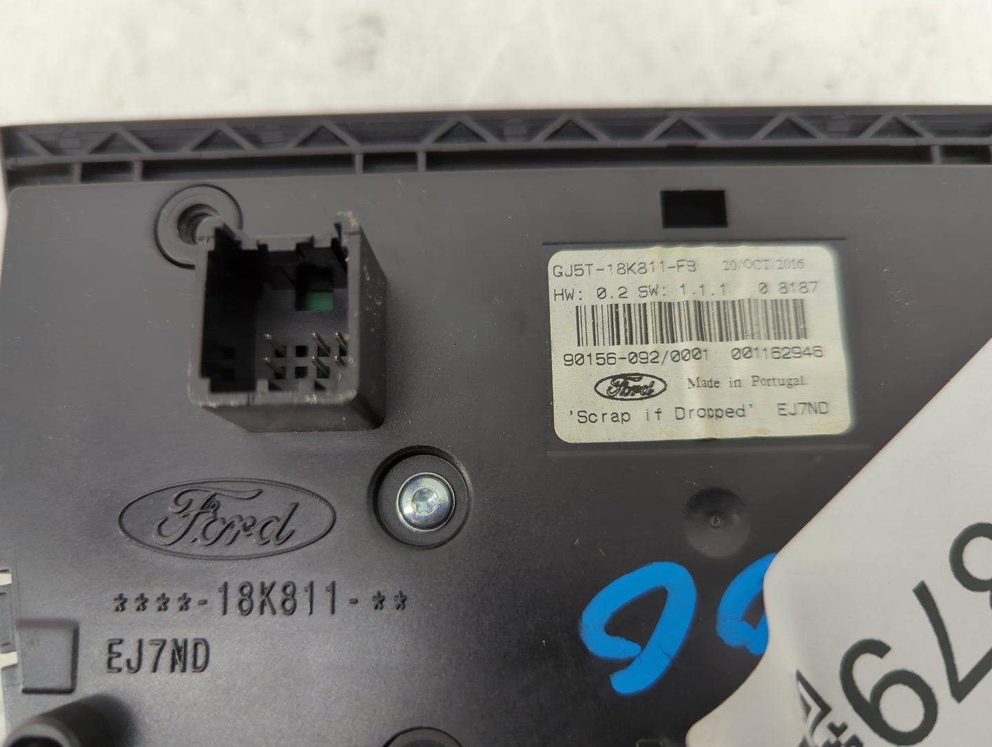 2017-2019 Ford Escape Radio Control Panel - Oemusedautoparts1.com