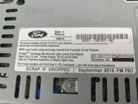 2017 Ford Escape Radio AM FM Cd Player Receiver Replacement P/N:GJ5T-19C107-GC Fits OEM Used Auto Parts - Oemusedautoparts1.