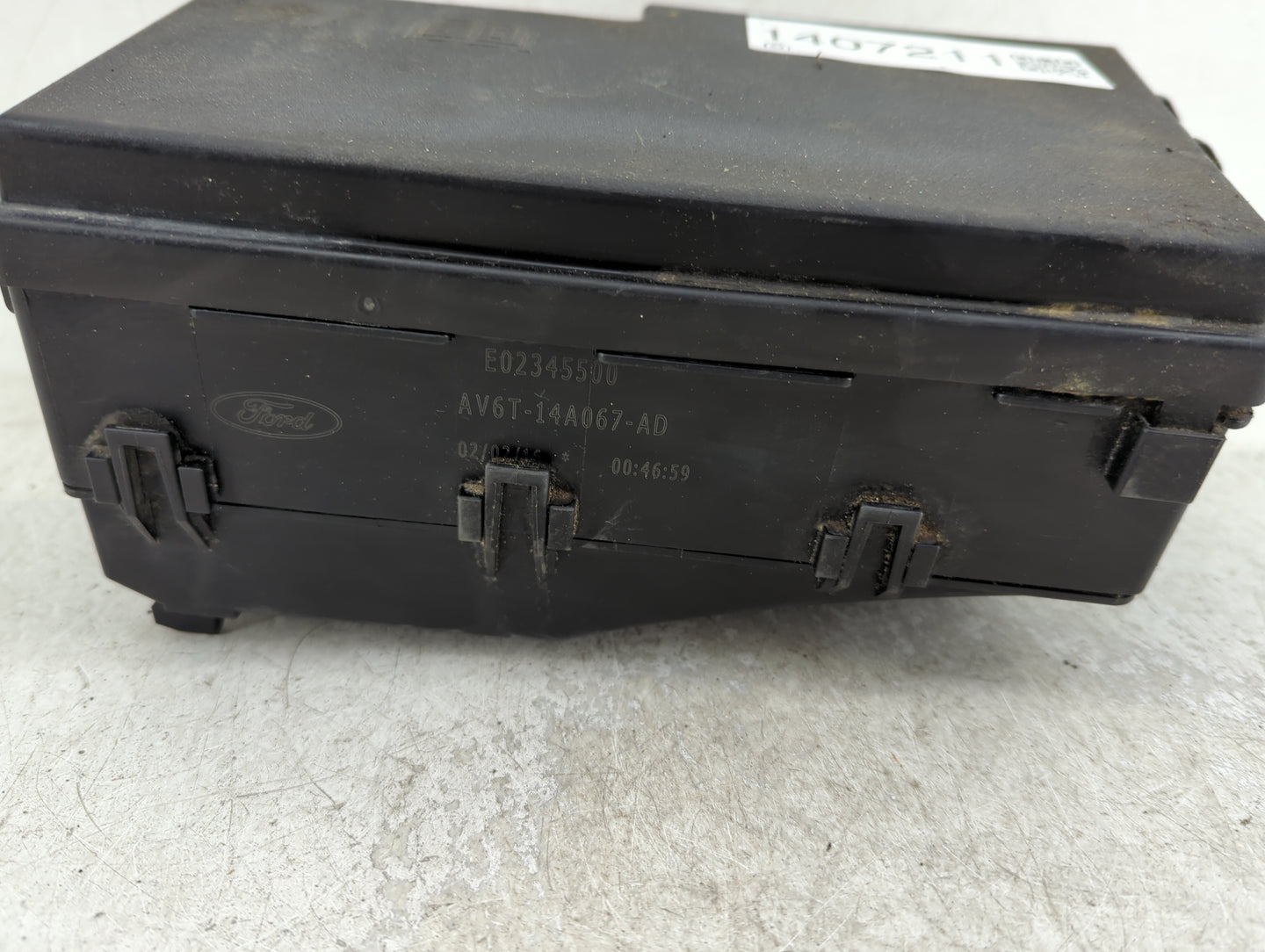 2017 Ford Escape Fusebox Fuse Box Panel Relay Module P/N:AV6T-14A067-AD Fits OEM Used Auto Parts - Oemusedautoparts1.com
