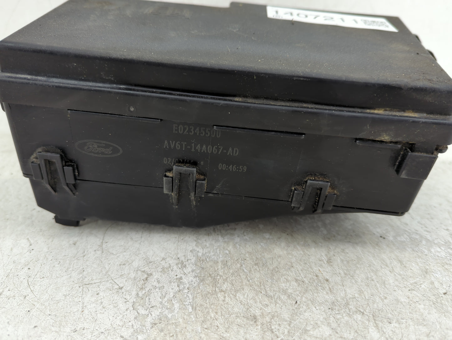 2017 Ford Escape Fusebox Fuse Box Panel Relay Module P/N:AV6T-14A067-AD Fits OEM Used Auto Parts - Oemusedautoparts1.com