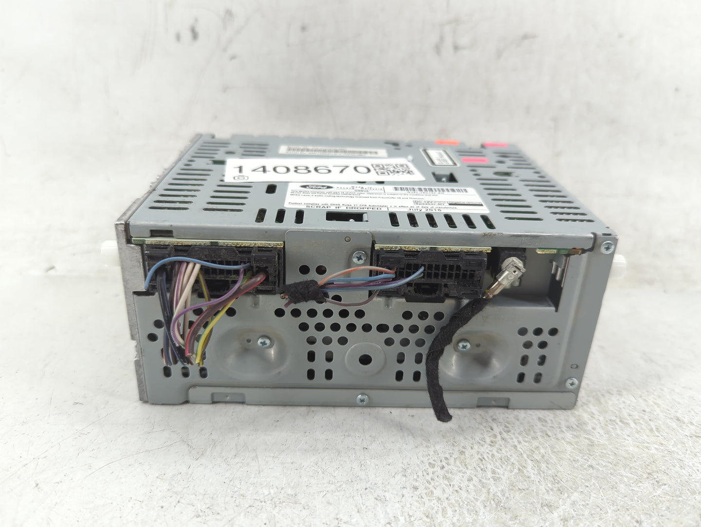 2015-2019 Ford Escape Radio AM FM Cd Player Receiver Replacement P/N:GJ5T-19C107-AD Fits Fits 2015 2016 2017 2018 2019 OEM U
