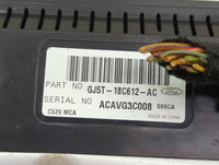 2017 Ford Escape Climate Control Module Temperature AC/Heater Replacement P/N:GJ5T-18C612-AC Fits OEM Used Auto Parts - Oemu