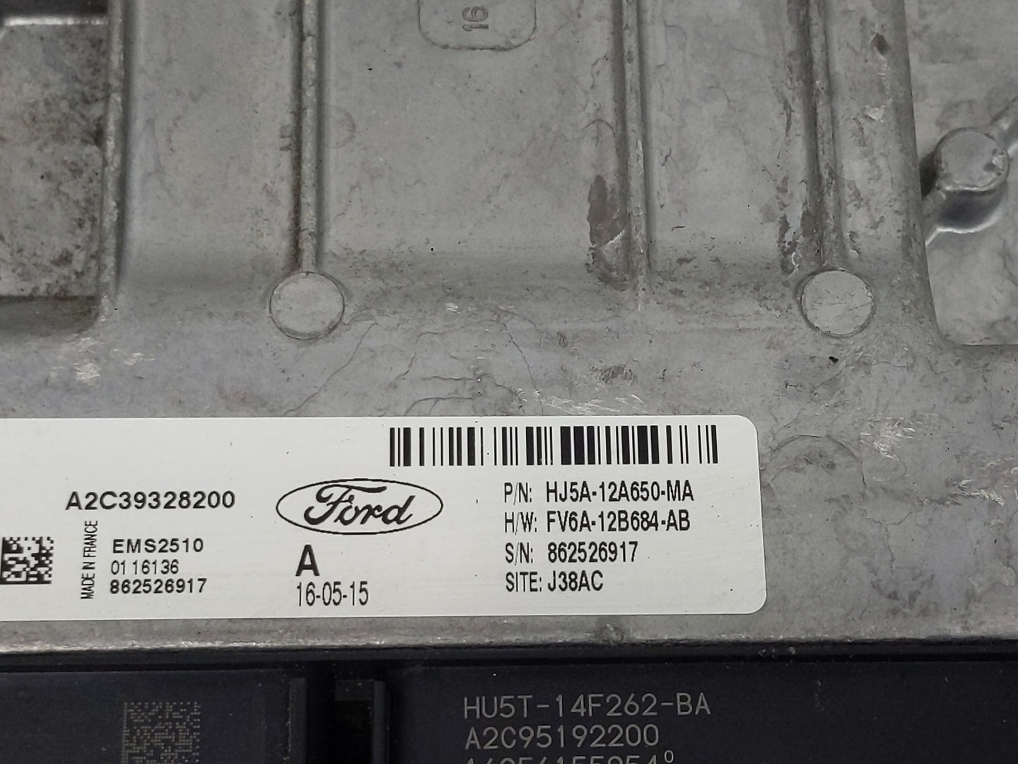 2017-2019 Ford Escape PCM Engine Control Computer ECU ECM PCU OEM P/N:HJ5A-12A650-MA Fits Fits 2017 2018 2019 OEM Used Auto 