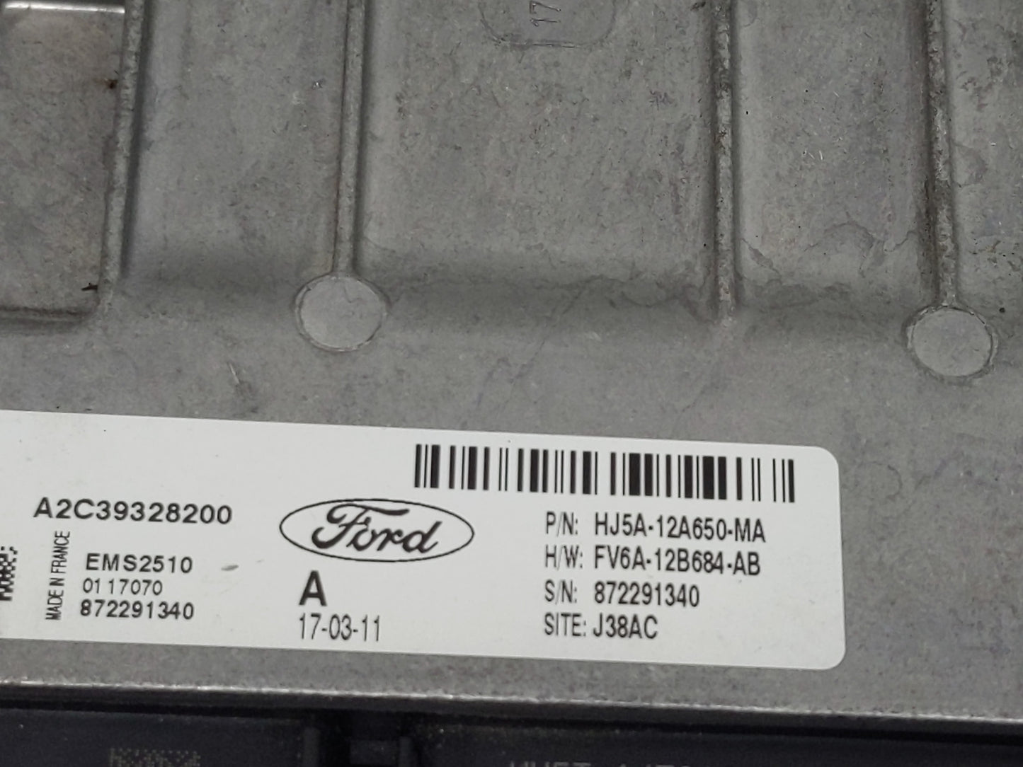 2017-2019 Ford Escape PCM Engine Control Computer ECU ECM PCU OEM P/N:HJ5A-12A650-MA Fits Fits 2017 2018 2019 OEM Used Auto 