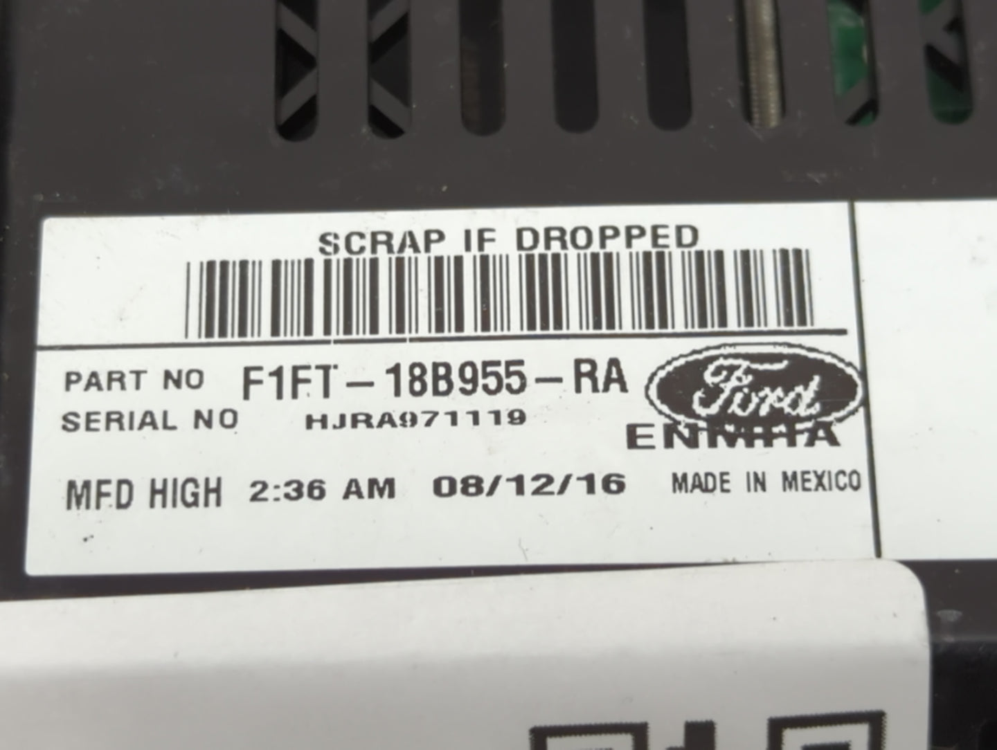 2017-2017 Ford Escape Information Display Screen - Oemusedautoparts1.com