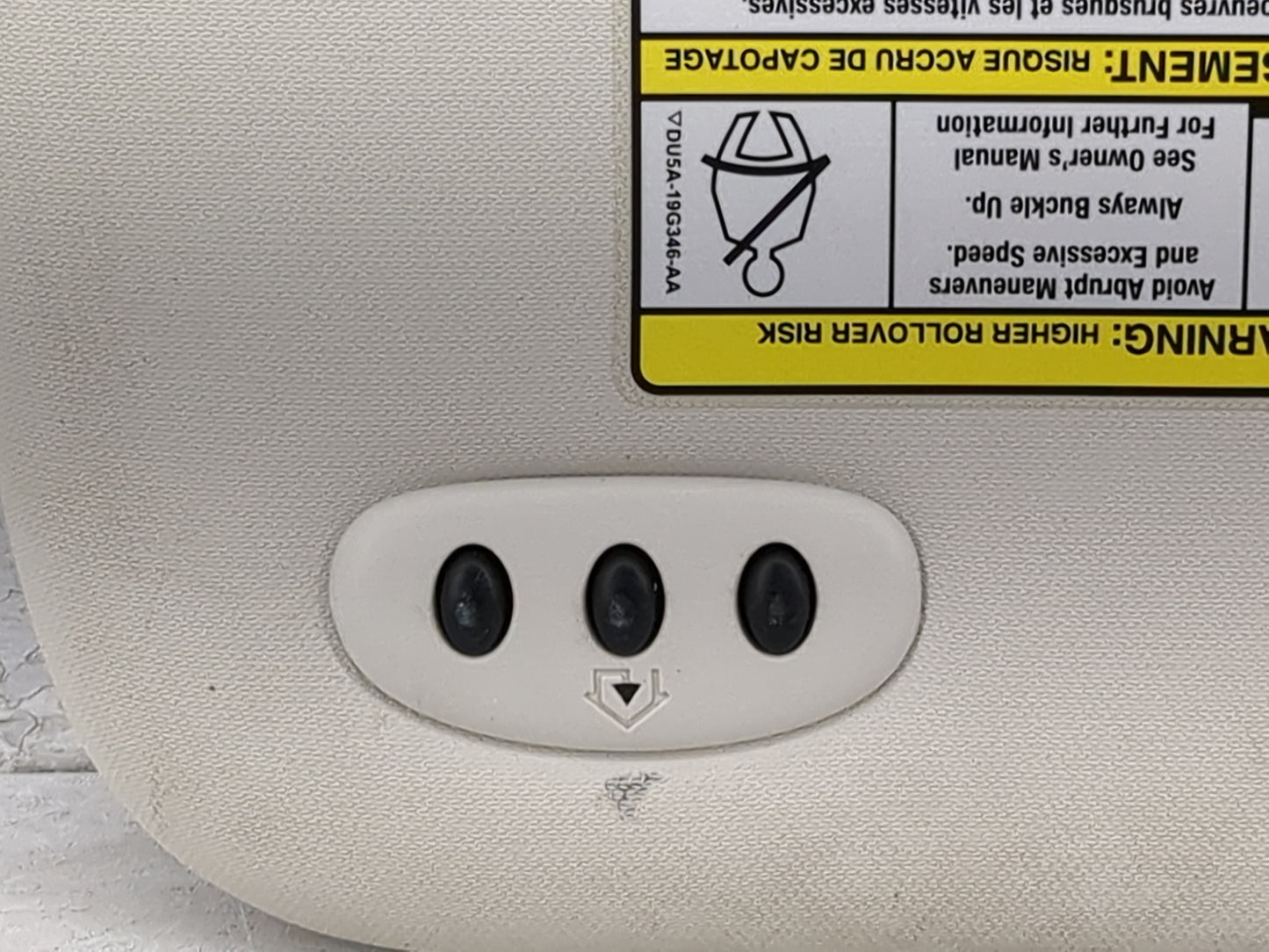 2013-2019 Ford Escape Sun Visor Shade Replacement Driver Left Mirror Fits Fits 2013 2014 2015 2016 2017 2018 2019 OEM Used A